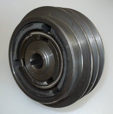 Centrifugal Clutch Double 1/2" V Belt Drive Pulleys 5" OD 3/4" Bore
