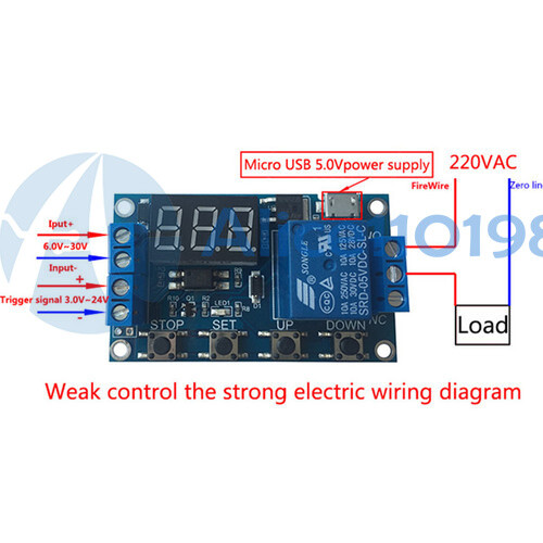 DDC-431 5V/12V LED Automation Delay Timer Controller Schalter Relais Modul Display - Bild 19 von 30