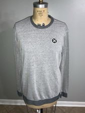 HURLEY Women s Grey Pullover Sweatshirt Size XL