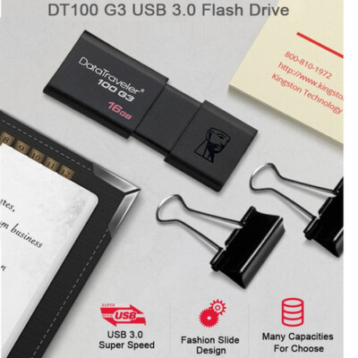 Kingston DT100 G3 8GB-512GB Stift UDisk USB 3.0 Laufwerk Flash Speicher Stick