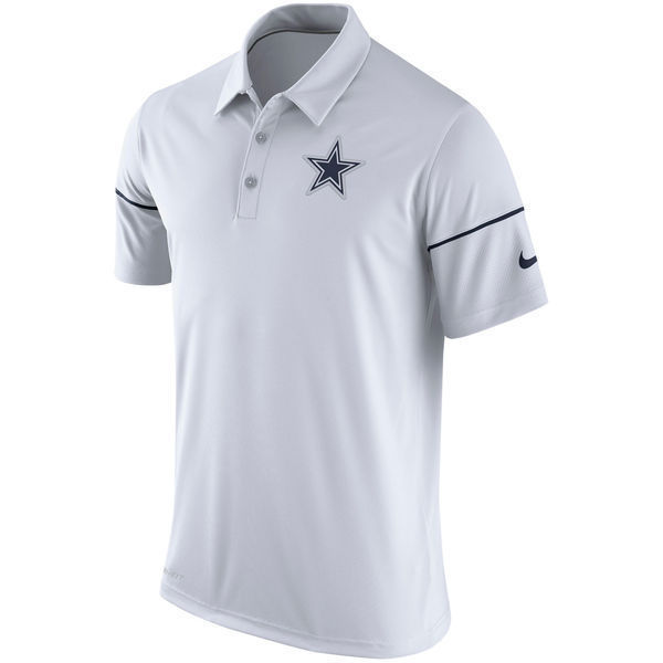 Nike Men's NFL Dallas Cowboys Team Issue Polo Size Small NWT 160110005 White | eBay