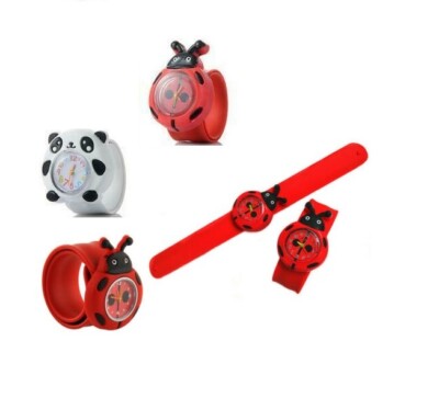 Marienkäfer und Panda Uhr Kinder Cartoon Sport Quarz Armbanduhr Kinder Geschenke UK