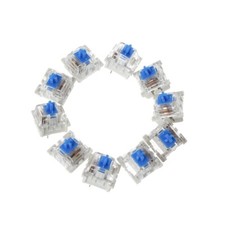 10Pieces Blue Switches for Cherry MX Clone Gateron MX Switches Tester Mechanical