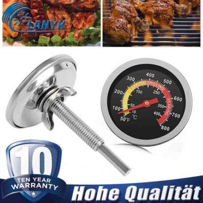BBQ Thermometer Edelstahl Für Räucherofen Smoker Grill Räucherthermometer10-400 