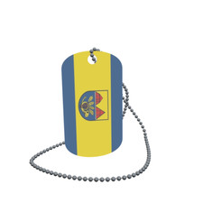 Dog Tag Flag Large Oesingen Dog Tag Aluminium 30 x 50mm