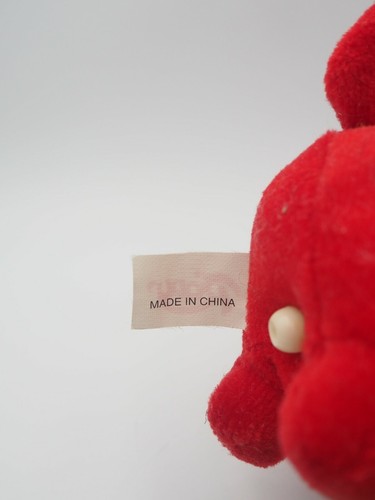 Muñeca de peluche Rody Horse Red B2307 Vibrating Work 2002 5" Japón - Imagen 9 de 10