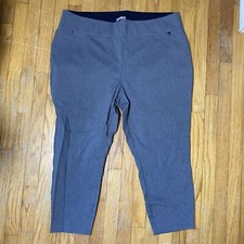 EUC Maurices 24W Plus Size Pull On Skinny Dress Pant Gray