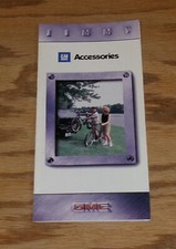 Original 1999 Gmc Jimmy Accessories Foldout Sales Brochure 99