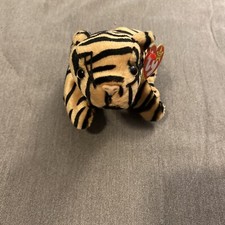 Ty Beanie Baby STRIPES 1995 Bengal Tiger Retired PVC Pellets