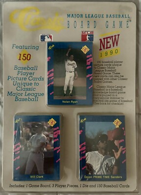 1990 Classic Major League Baseball Trading Cards Board Game - FACTORY SEALED