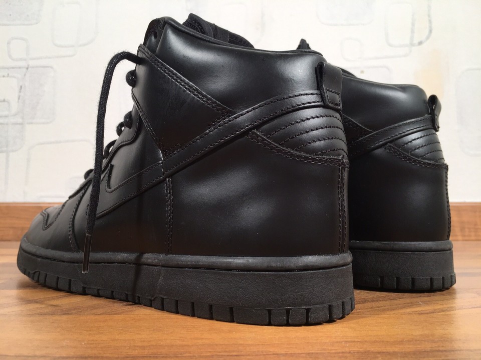 NIKE DUNK HIGH PREMIUM EUR44 CM28 US10 TRIPLE BLACK hi sb acg acronym