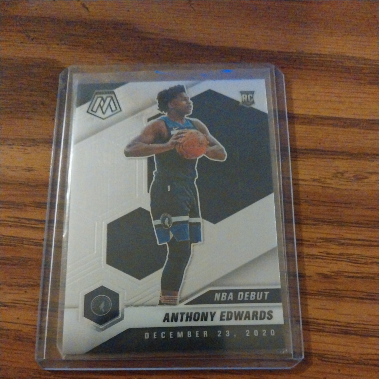 2020-21 Panini Mosaic - NBA Debut Silver Prizm #261 Anthony Edwards (RC)