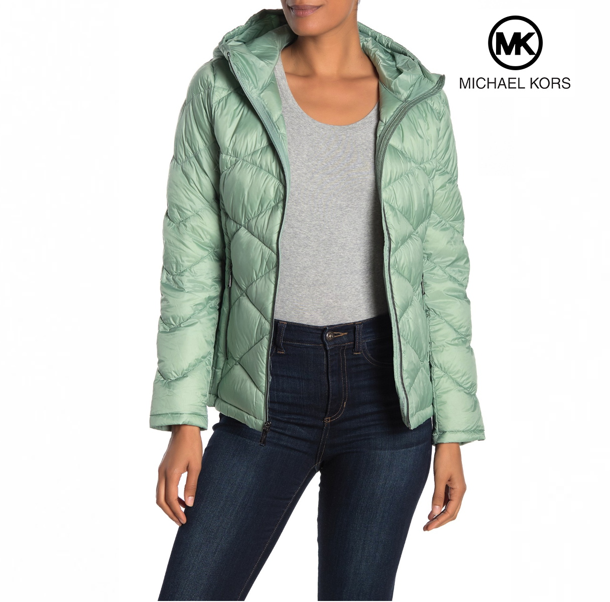 michael kors packable down fill jacket
