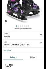 Adjustable Ice Skates, Ice Hockey Skates For Girl Or Boy Skating Shoes