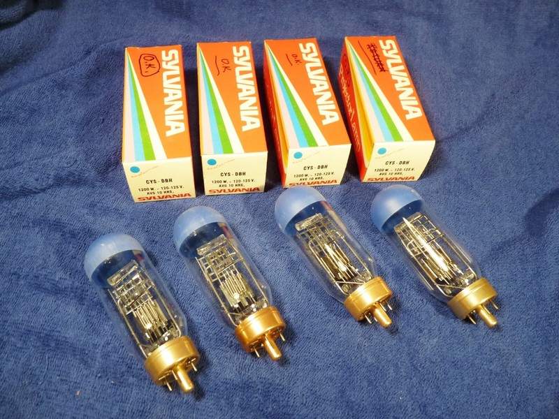 CYS-DBH 1200 WATT PROJECTOR BULBS (4) NEW