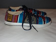 INKKAS Black Multicolor Casual Active Shoes Pattern Womens Size US 8 EUR 39