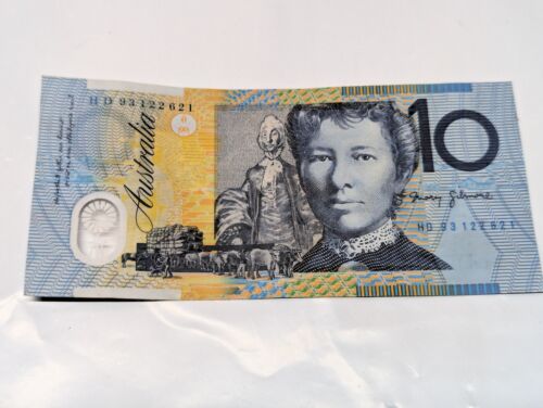 AUSTRALIA 10 DOLLARS 1993 POLYMER QUEEN Elizabeth II UNC MONEY Sidney QEII