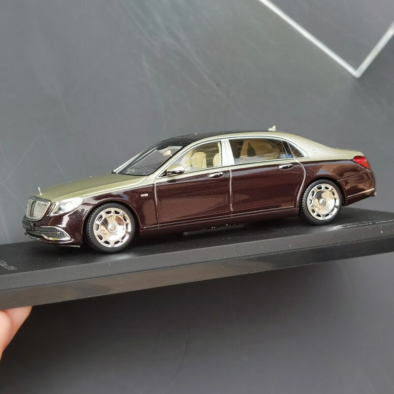Almost Real 1:43 Scale Mercedes-Maybach S-Class S650 2019 Car Model Ruby Black