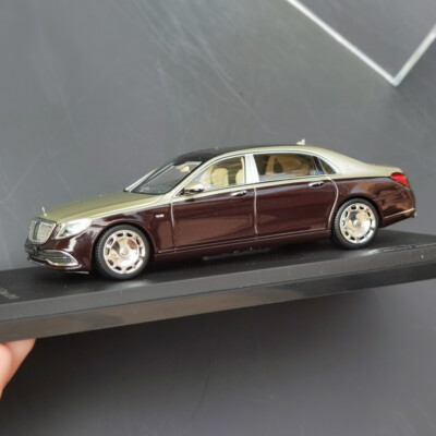 Almost Real 1:43 Scale Mercedes-Maybach S-Class S650 2019 Car Model Ruby Black