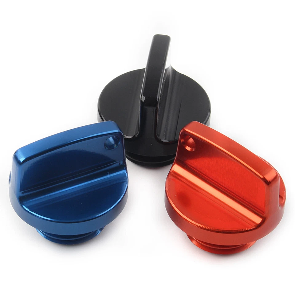 CNC Oil Filler Cap Plug For Yamaha YZ80 YZ85 YZ125 YZ250 YZ250F Honda Kawasaki Foto 3 de 4