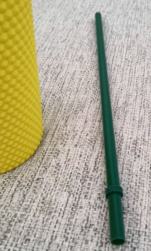 Starbucks Yellow w/ Green Lid and Straw Studded Tumbler Venti 24Oz Cold Cup - Picture 2 of 4