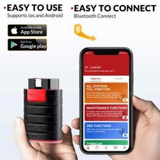 Full System Diagnostic Tool 16 Resets OBD2 Scanner Active Test ECU Coding