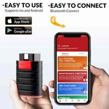 Full System Diagnostic Tool 16 Resets OBD2 Scanner Active Test ECU Coding