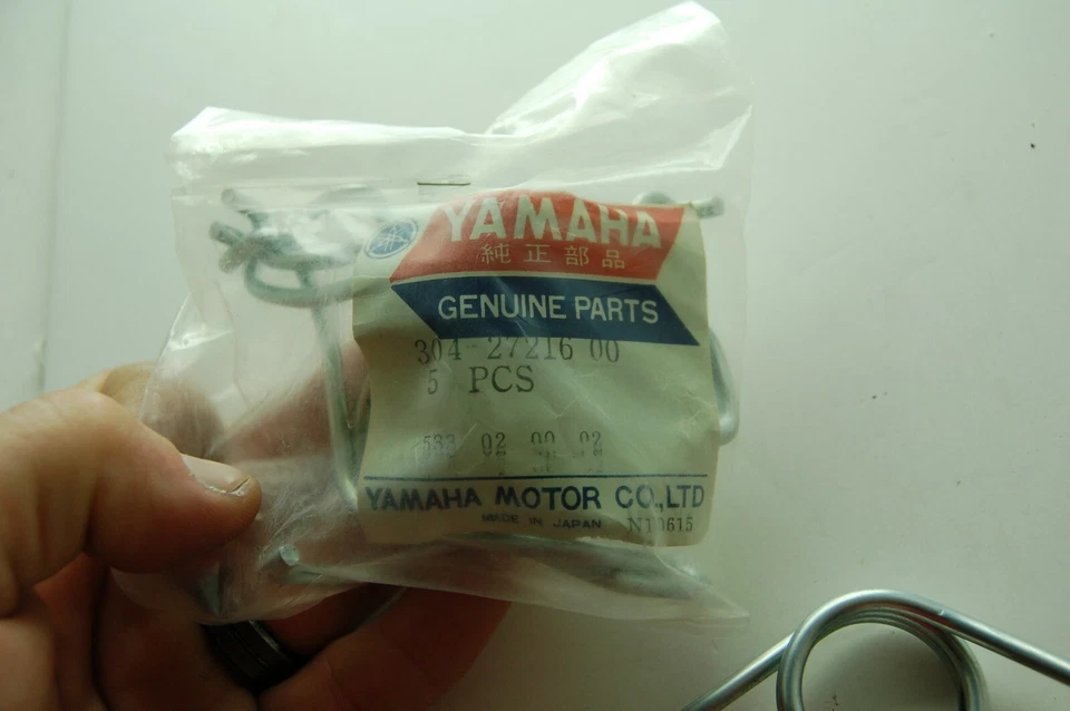 NUEVO LOTE DE 6 MUELLES PEDAL FRENO YAMAHA 304-27216-00-00 1972-73 LT2 LT3 100x6 Foto 2 de 3