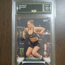 2018 Topps UFC Ronda Rousey #92 Graded 10