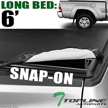 TLAPS For 2016-2023 Toyota Tacoma 6 Feet Bed Hidden Snap On Vinyl Tonneau Cover