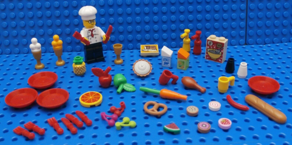 Lego Lego Food Minifigure Food, Lego Food, Lego Accessories - Main Image
