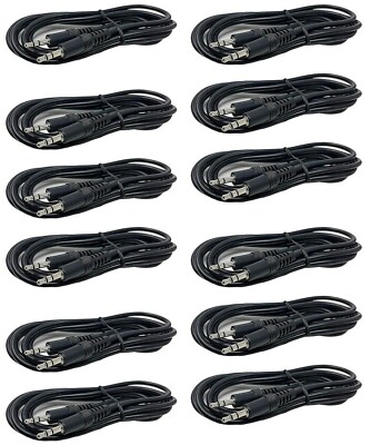 12x 3.5mm Male to Male Stereo Audio AUX Cable Auxiliary PC iPod CAR iPhone 6ft 