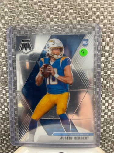 2020 Panini Mosaic - Rookies Justin Herbert #204 Silver Prizm (RC)