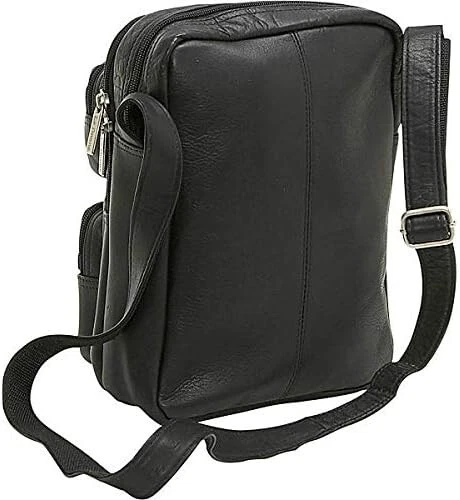 Bolsa masculina de couro Le Donne multibolsos 3 cores couro colombiano NOVA - Imagem 2 de 4