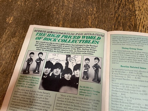 Dynamite Magazine 1985 # 131 Garfield Beatles Halloween Bruce Springsteen - Picture 6 of 7