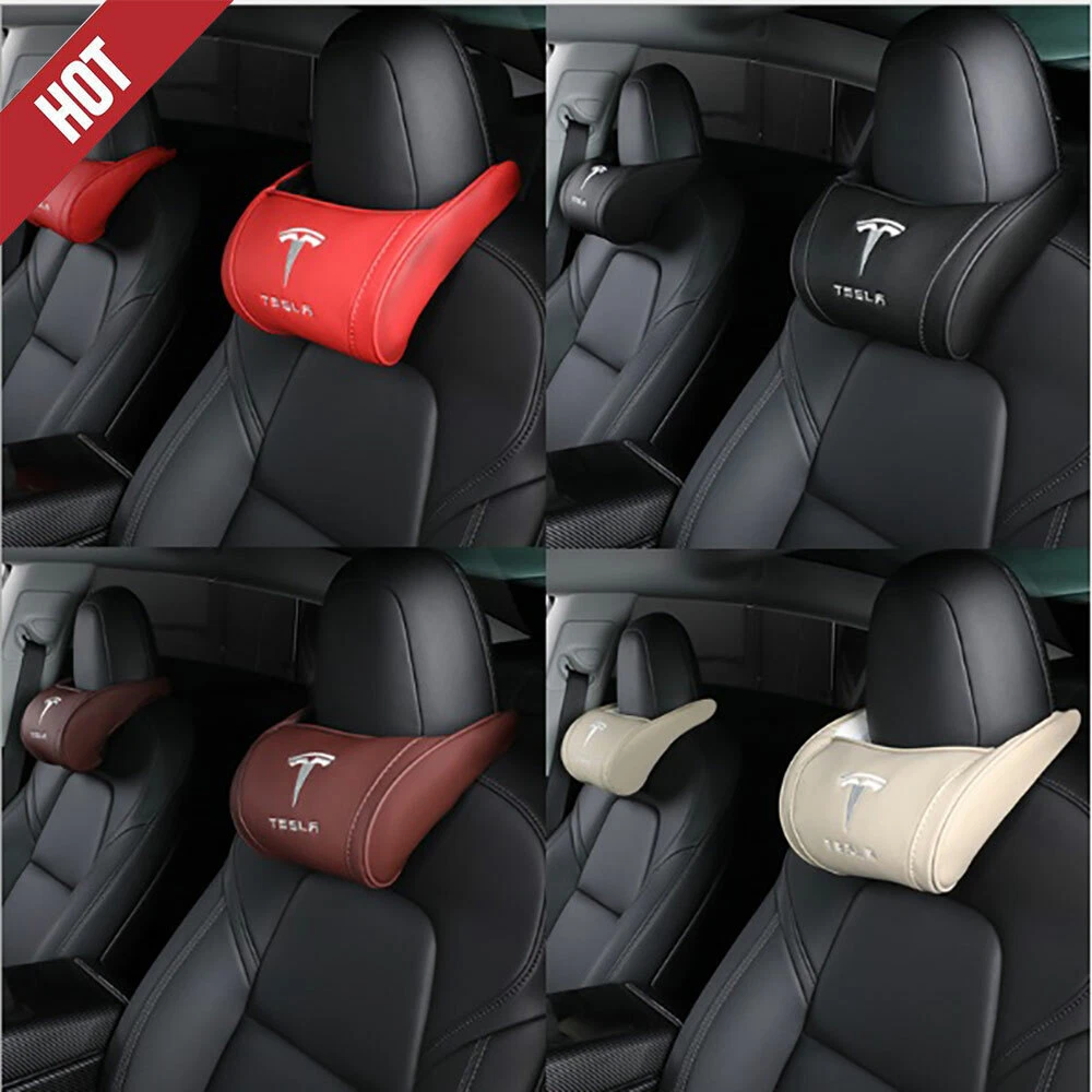 for Tesla Model 3 Y S X Car Seat Headrest Neck Pillow Cushion Neck Headrest  1PC