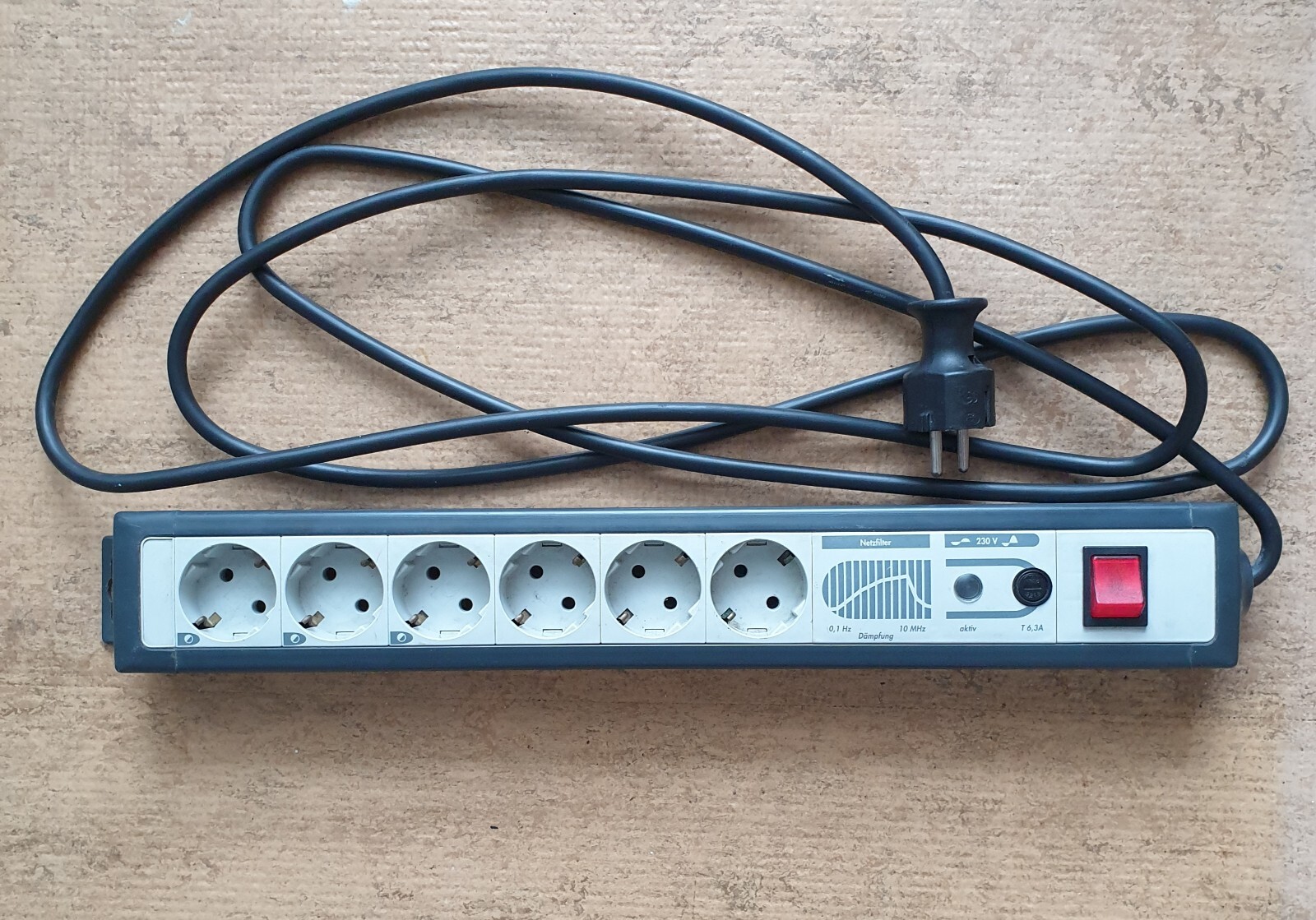 REV Supra-Line 6 Fach Steckdosenleiste mit Schalter Steckdose 