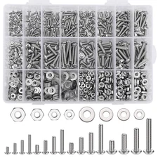 900PCS Nuts and Bolts Assortment Kit for Home Projects - Stainless Steel Machine