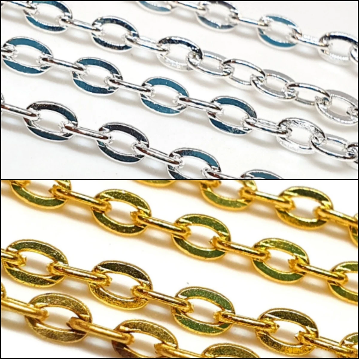 Moschettone 10 Mm Catena Di Prolunga E Goccia Acciaio Inox 316L Dorato X10 P 743432