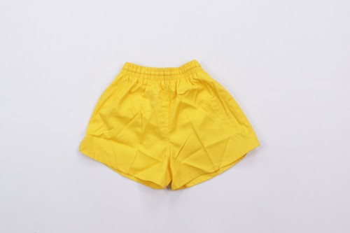 Nuevo de Lote Antiguo Años 90 Para Hombres Pequeño Forrado Mezcla de Algodón Correr Correr Fútbol Pantalones Cortos Dorado - Imagen 5 de 7