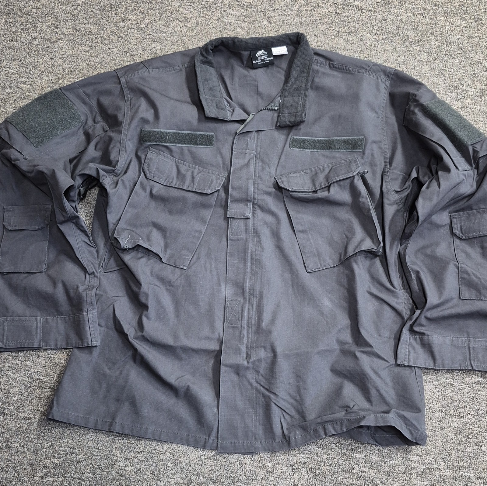 Helikon-Tex CPU Shirt BL-CPU-PR Men's Solid Gray PolyCotton Ripstop M Regular