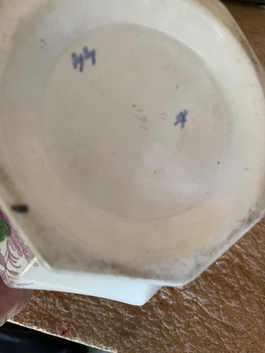 Antique Soft Paste Porcelain Floral Decorated Large Covered Sugar Bowl - Picture 4 of 6