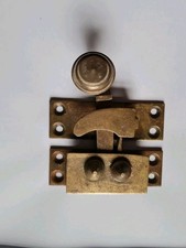 Old Vintage Brass Window Sash LocK Latch Unusual Style