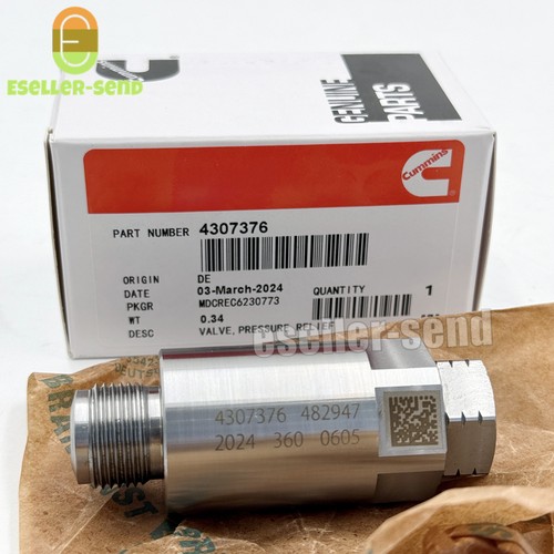 4307376 Pressure Relief Valve Genuine Cummins Free Shipping NEW | eBay