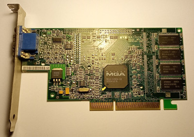AGP Grafikkarte Matrox Millenium G200 G2/MECOA8B/20D 8MB RAM VGA