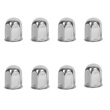 8pcs Lug Nuts With Adapter For 19.5 10 Lug Wheel Simulatorfits For F450f550
