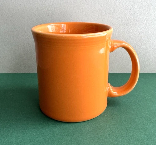 Vintage Homer Laughin Fiesta Orange Coffee Mug C Handle.