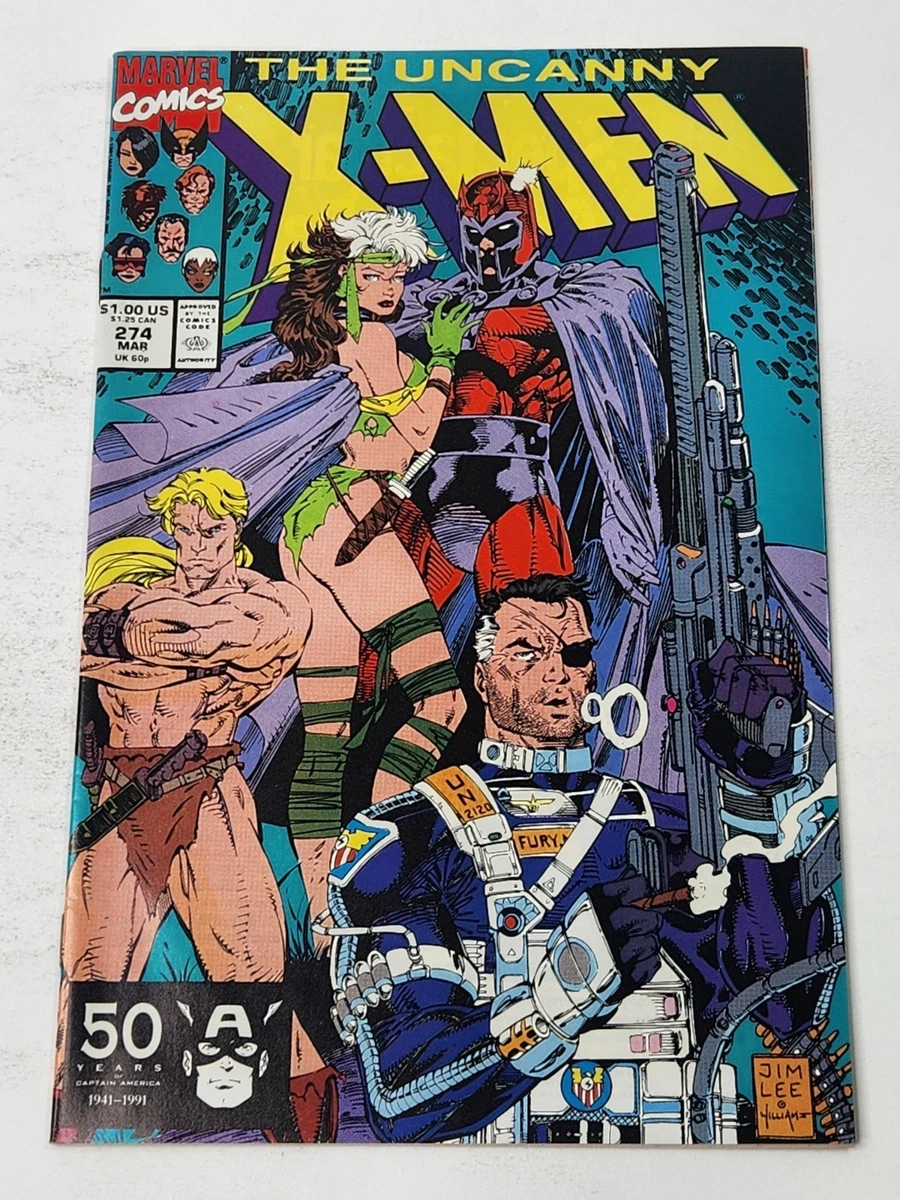 Uncanny X-Men 274 DIRECT Jim Lee Chris Claremont Rogue Savage Land