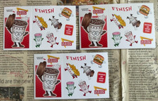 2026 IN-N-OUT BURGER STICKERS 27 KID STICKERS KIDCENTIVES SET OF 3 SCRATCH/SMELL