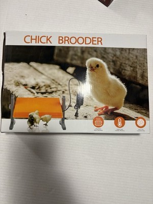 Chick Brooder Heater Plate 12x8 Inches. Adjustable Height And Temperature   New